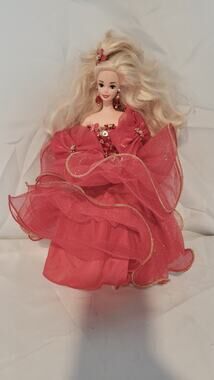 Vintage Barbie Doll 1976 Head 1966 Twist N Turn Body Pink Ball Gown Dress...